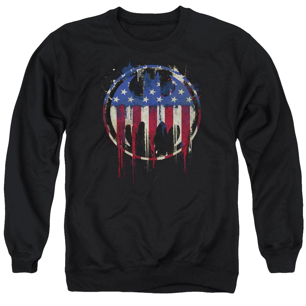 Batman Bleeding Signal - Men's Crewneck Sweatshirt Men's Crewneck Sweatshirt Batman
