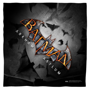 Batman Arkham Asylum Logo - Bandana Bandanas Batman