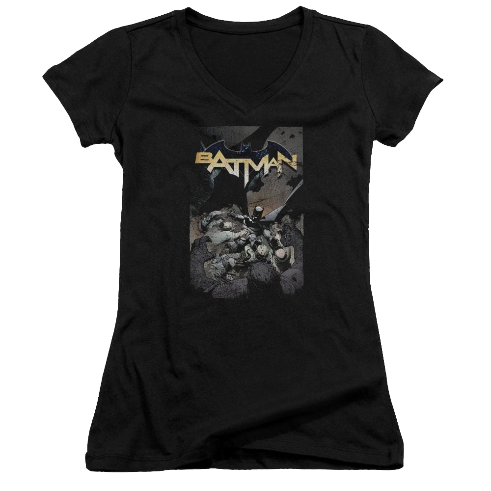 Batman Batman One - Juniors V-Neck T-Shirt Juniors V-Neck T-Shirt Batman