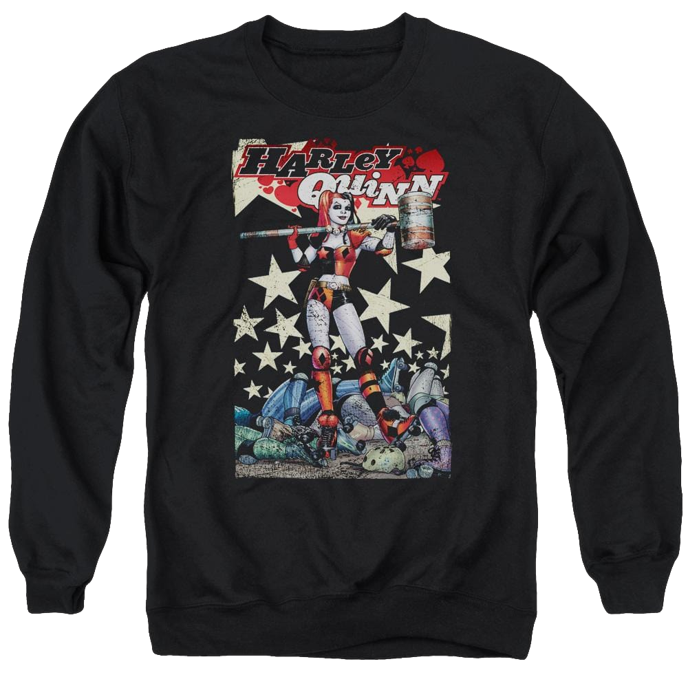 Batman Quinn One - Men's Crewneck Sweatshirt Men's Crewneck Sweatshirt Harley Quinn