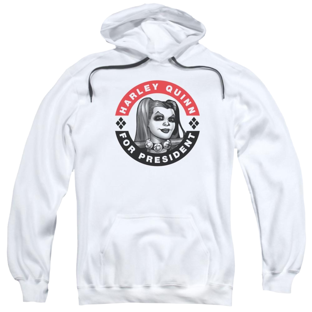 Batman Harley President Circle - Pullover Hoodie Pullover Hoodie Harley Quinn