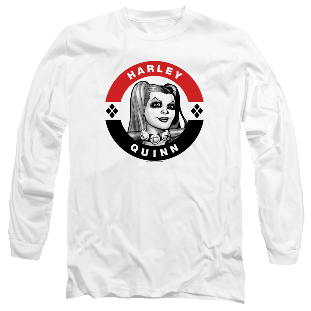 Batman Harley President Circle - Men's Long Sleeve T-Shirt Men's Long Sleeve T-Shirt Harley Quinn