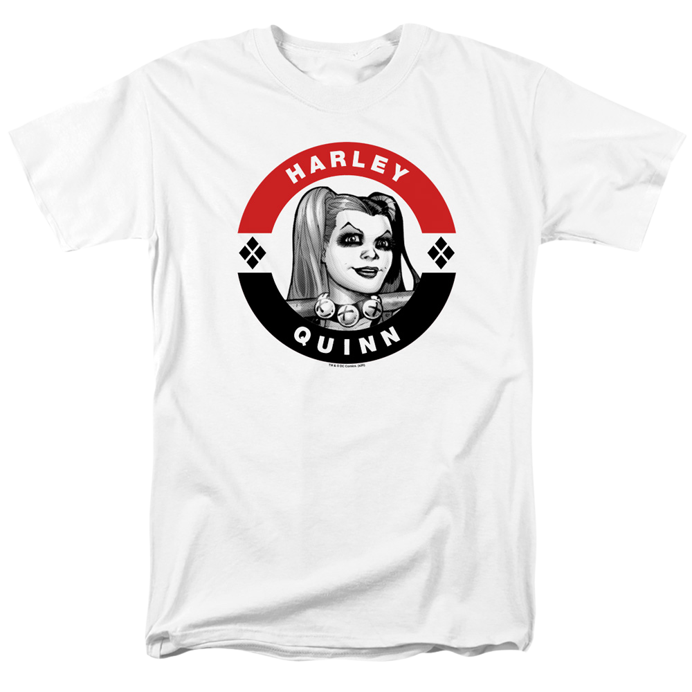 Batman Harley President Circle - Men's Regular Fit T-Shirt Men's Regular Fit T-Shirt Harley Quinn