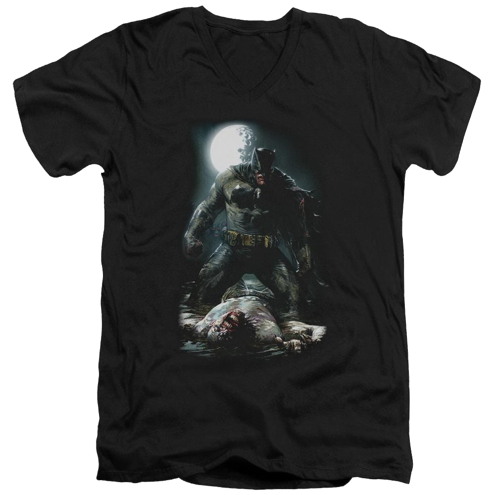 Batman Mudhole - Men's V-Neck T-Shirt Men's V-Neck T-Shirt Batman