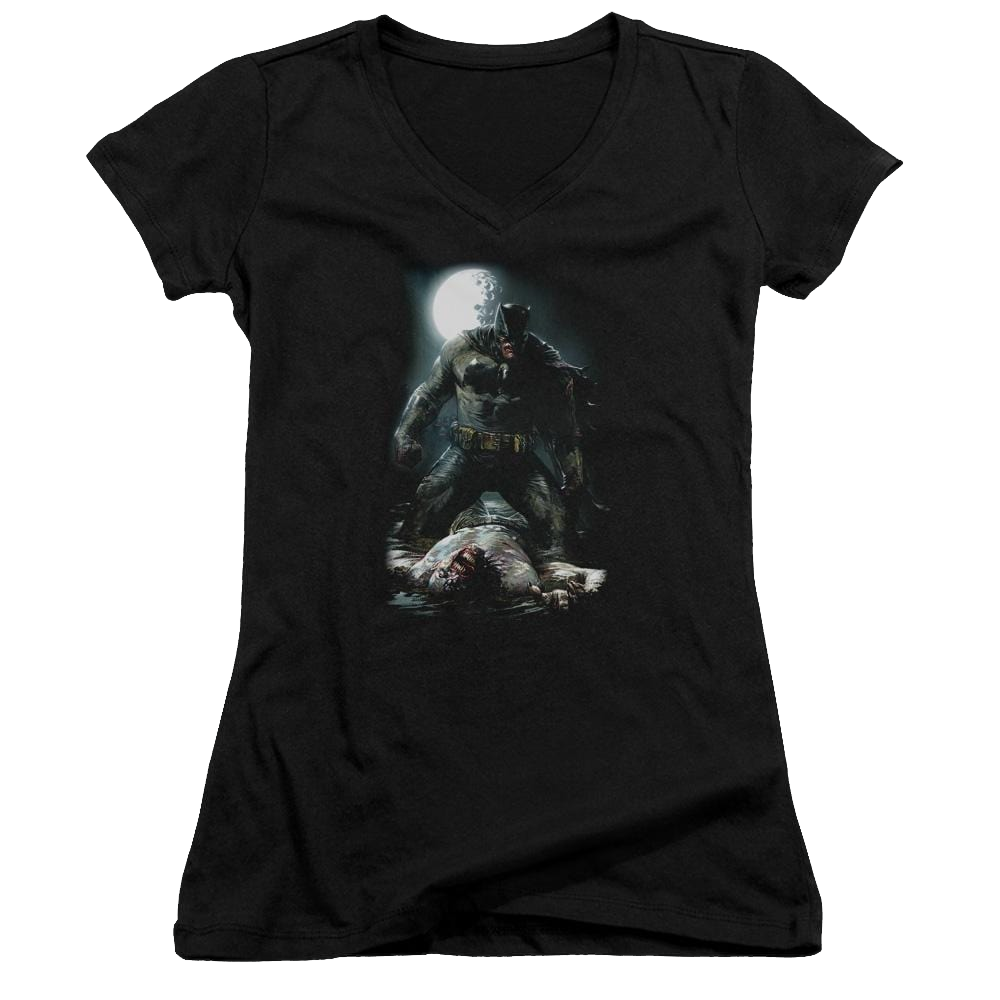 Batman Mudhole - Juniors V-Neck T-Shirt Juniors V-Neck T-Shirt Batman