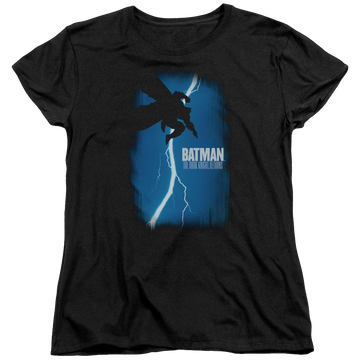 Black women's t-shirt with Batman Dkr Cover graphic