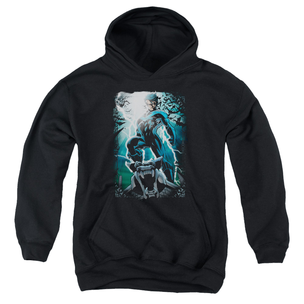 Nightwing Night Light - Youth Hoodie Youth Hoodie (Ages 8-12) Nightwing
