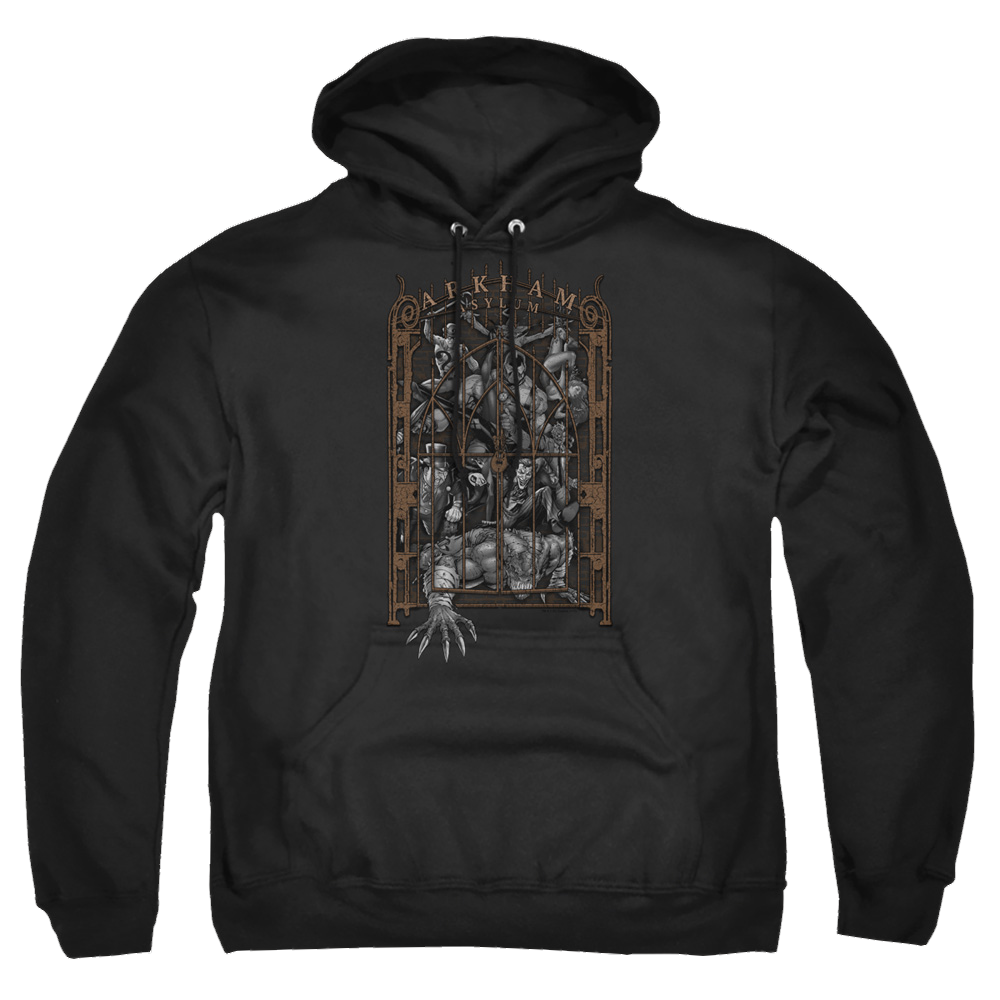 Batman Arkhams Gate - Pullover Hoodie Pullover Hoodie Batman