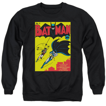 Batman Batman First - Men's Crewneck Sweatshirt Men's Crewneck Sweatshirt Batman