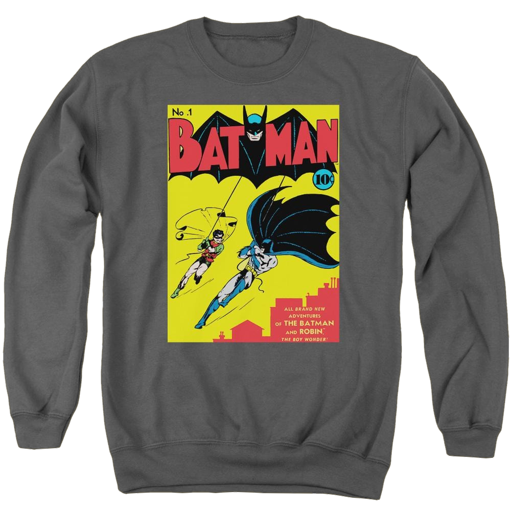 Batman Batman First - Men's Crewneck Sweatshirt Men's Crewneck Sweatshirt Batman
