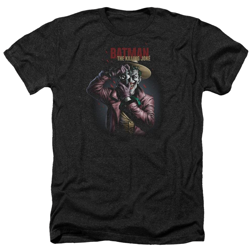 Joker, The Killing Joke Camera - Men's Heather T-Shirt Men's Heather T-Shirt Joker