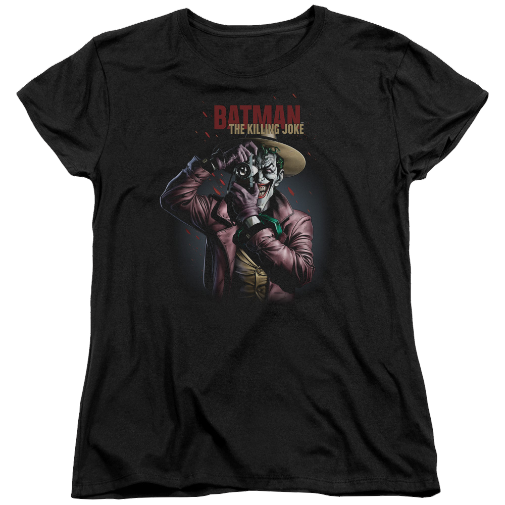 Joker, The Killing Joke Camera - Women's T-Shirt Women's T-Shirt Joker