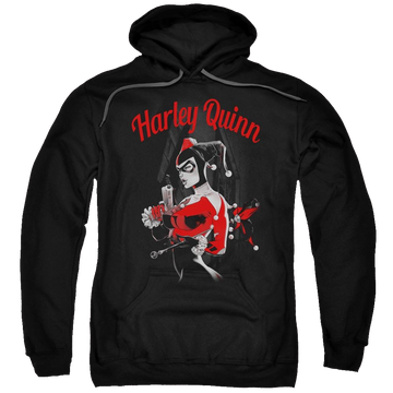 Batman Spring Gun - Pullover Hoodie Pullover Hoodie Harley Quinn