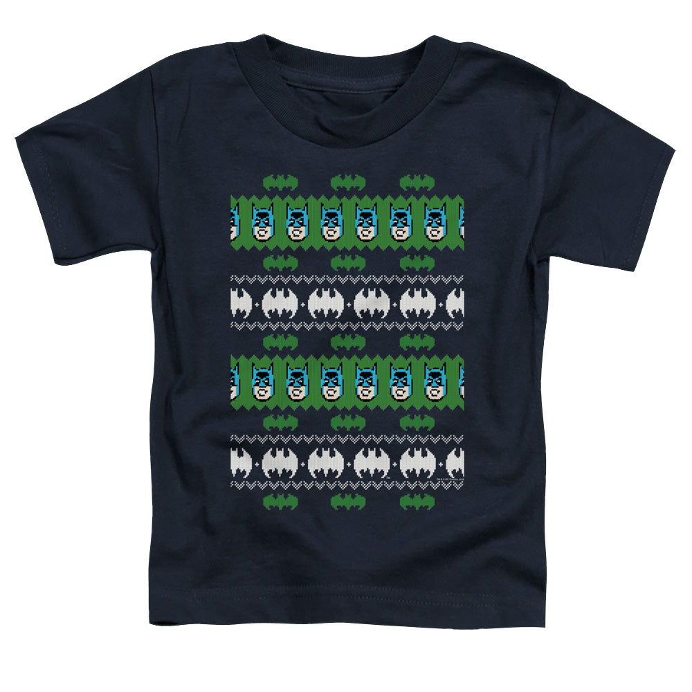 DC Batman Batman Christmas Sweater - Toddler T-Shirt Toddler T-Shirt Batman