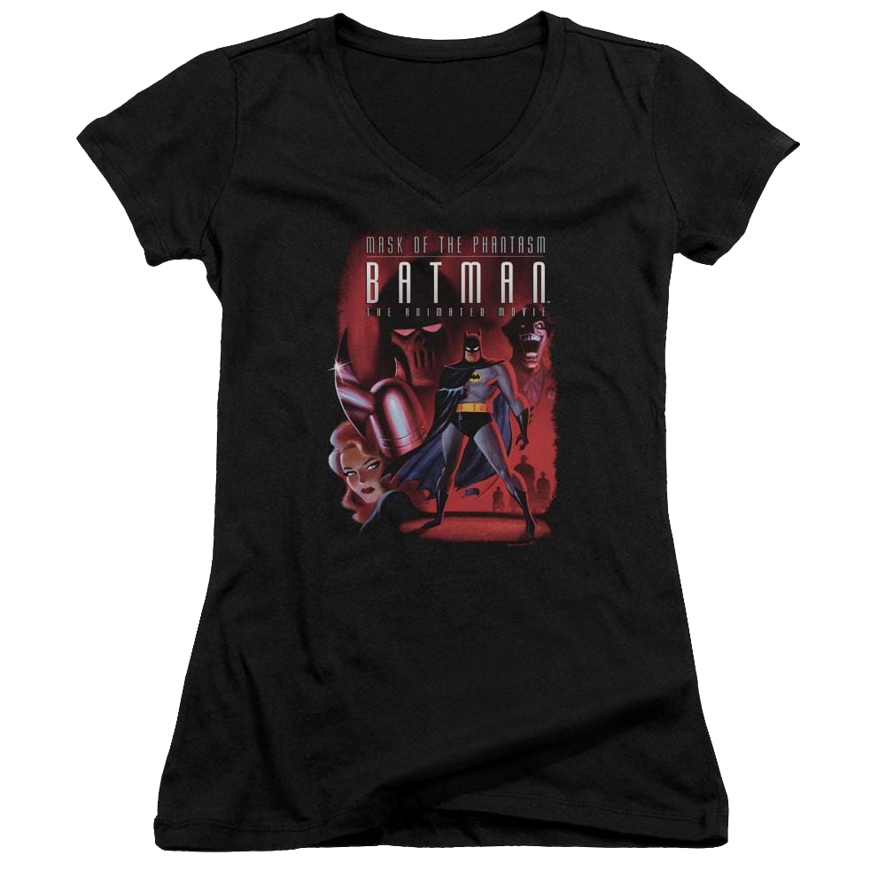 Batman Phantasm Cover - Juniors V-Neck T-Shirt Juniors V-Neck T-Shirt Batman