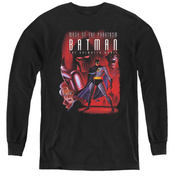 Dc Batman Phantasm Cover - Youth Long Sleeve T-Shirt Youth Long Sleeve T-Shirt Batman