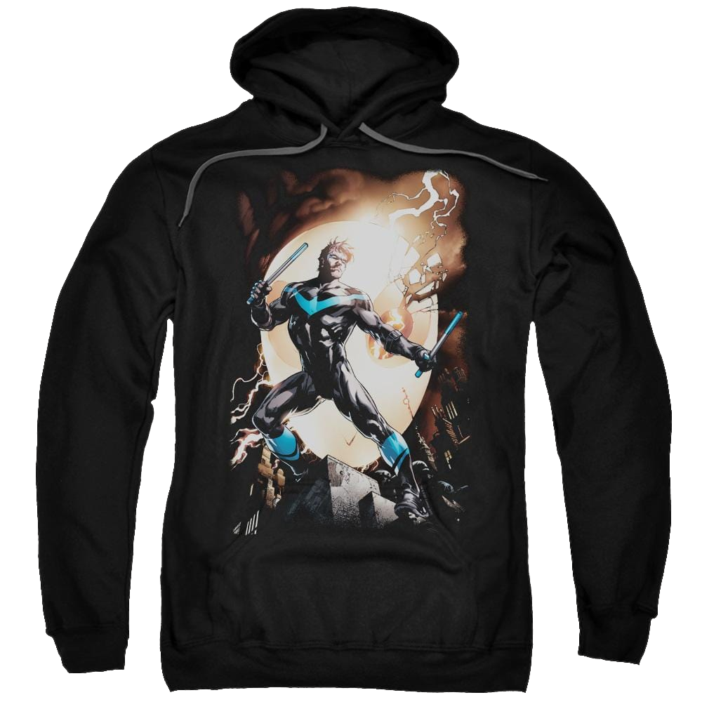 Batman Nightwing Against Owls - Pullover Hoodie Pullover Hoodie Nightwing