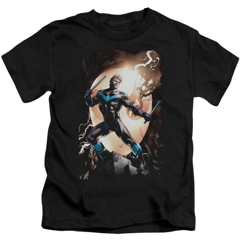 Nightwing Nightwing Against Owls - Kid's T-Shirt Kid's T-Shirt (Ages 4-7) Nightwing