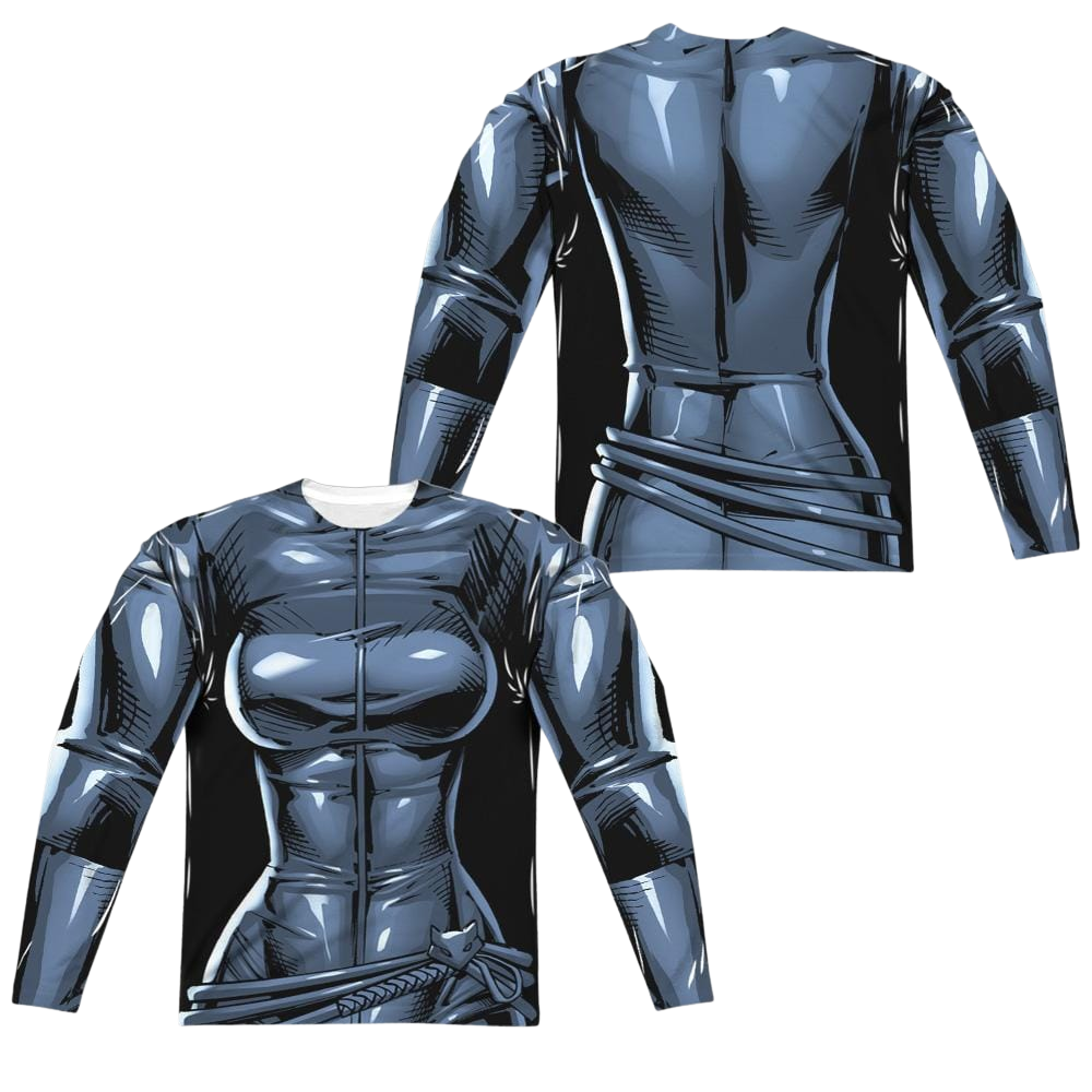 Batman Catwoman Uniform - Men's All-Over Print Long Sleeve T-Shirt Men's All-Over Print Long Sleeve Catwoman