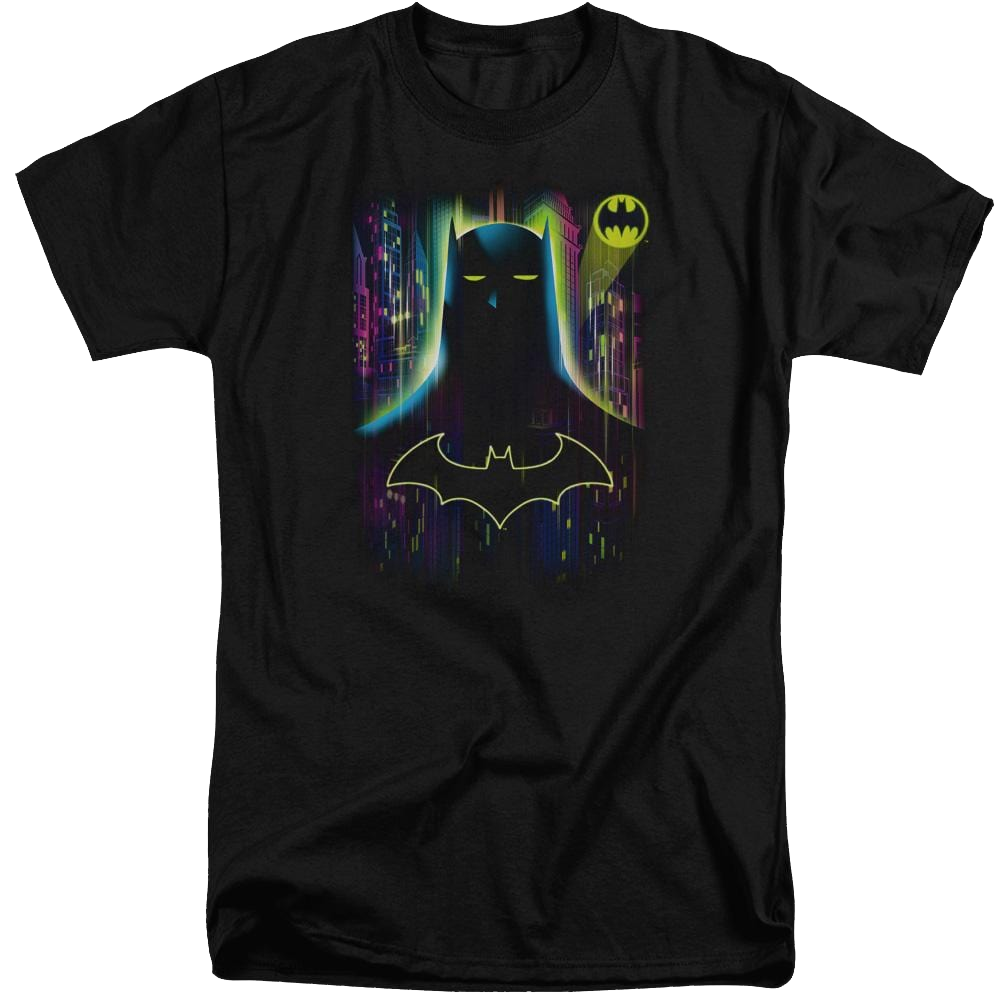 Batman Knight Lights - Men's Tall Fit T-Shirt Men's Tall Fit T-Shirt Batman