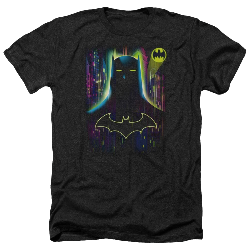 Batman Knight Lights - Men's Heather T-Shirt Men's Heather T-Shirt Batman