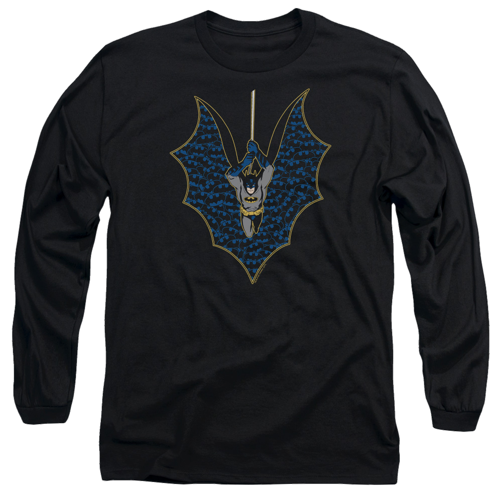 Batman Bat Fill - Men's Long Sleeve T-Shirt Men's Long Sleeve T-Shirt Batman