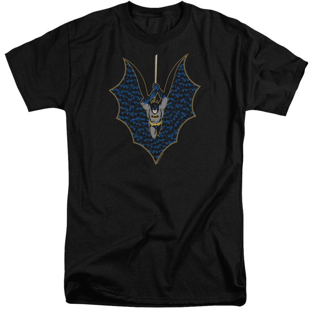 Batman Bat Fill - Men's Tall Fit T-Shirt Men's Tall Fit T-Shirt Batman
