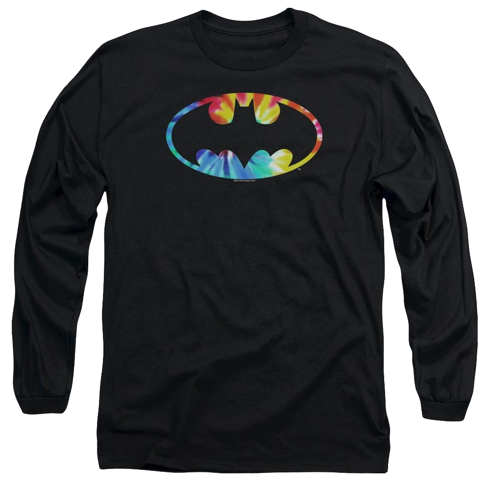 Batman Tie Dye Batman Logo - Men's Long Sleeve T-Shirt Men's Long Sleeve T-Shirt Batman
