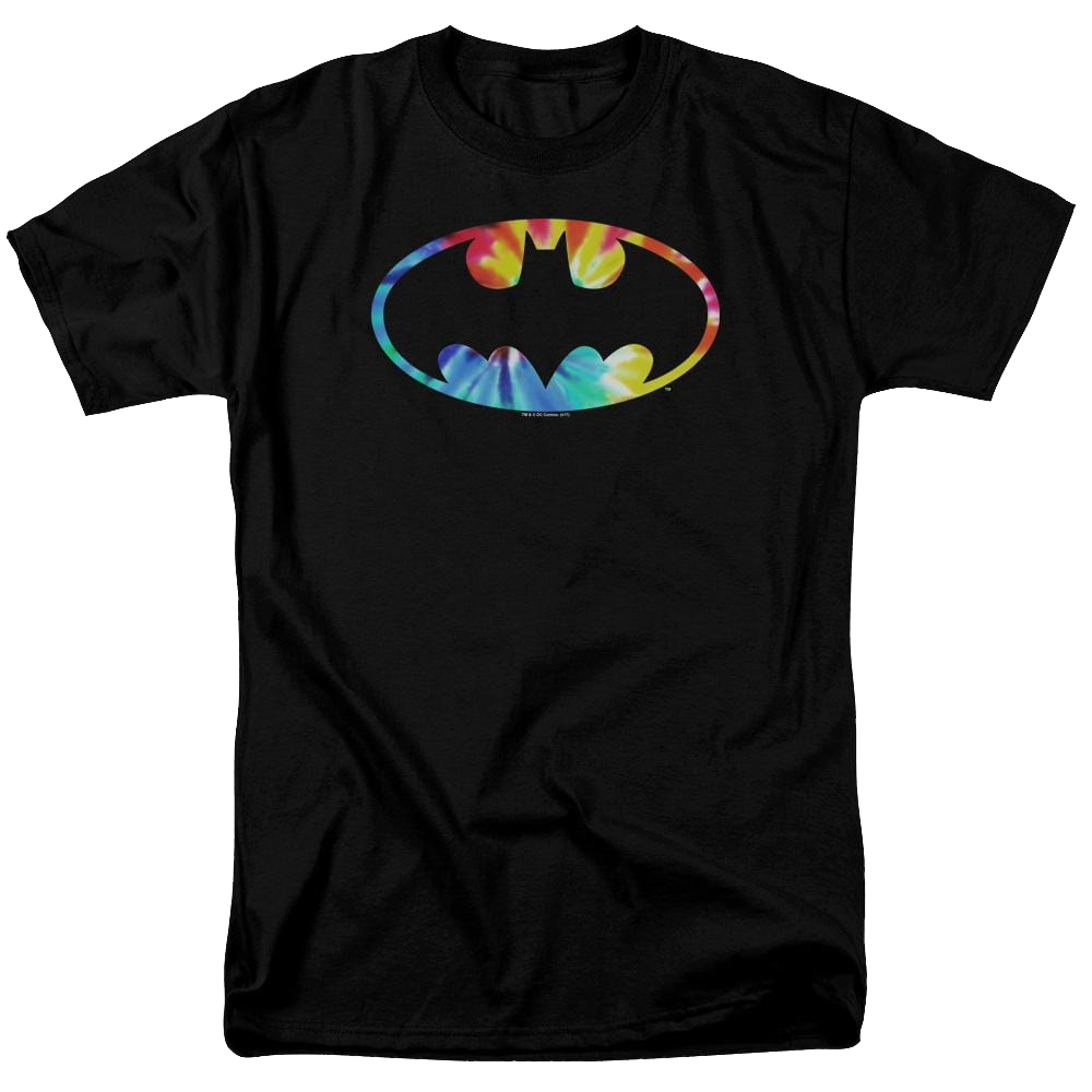 Batman Tie Dye Batman Logo - Men's Regular Fit T-Shirt Men's Regular Fit T-Shirt Batman