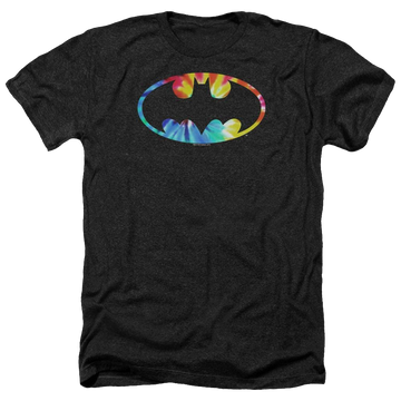 Batman Tie Dye Batman Logo - Men's Heather T-Shirt Men's Heather T-Shirt Batman