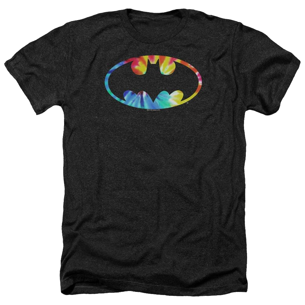 Batman Tie Dye Batman Logo - Men's Heather T-Shirt Men's Heather T-Shirt Batman