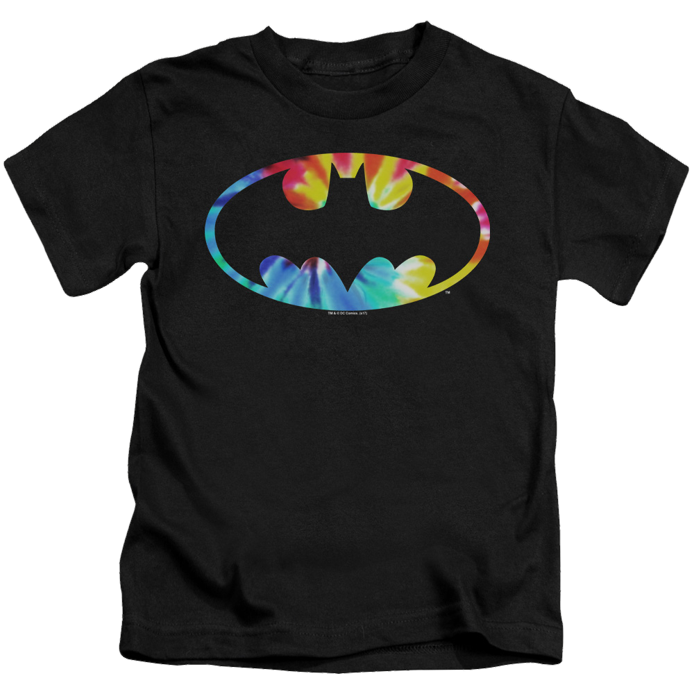 DC Batman Tie Dye Batman Logo - Kid's T-Shirt Kid's T-Shirt (Ages 4-7) Batman