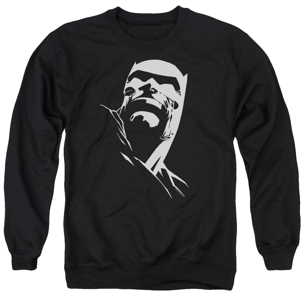 Batman Dkr Head - Men's Crewneck Sweatshirt Men's Crewneck Sweatshirt Batman