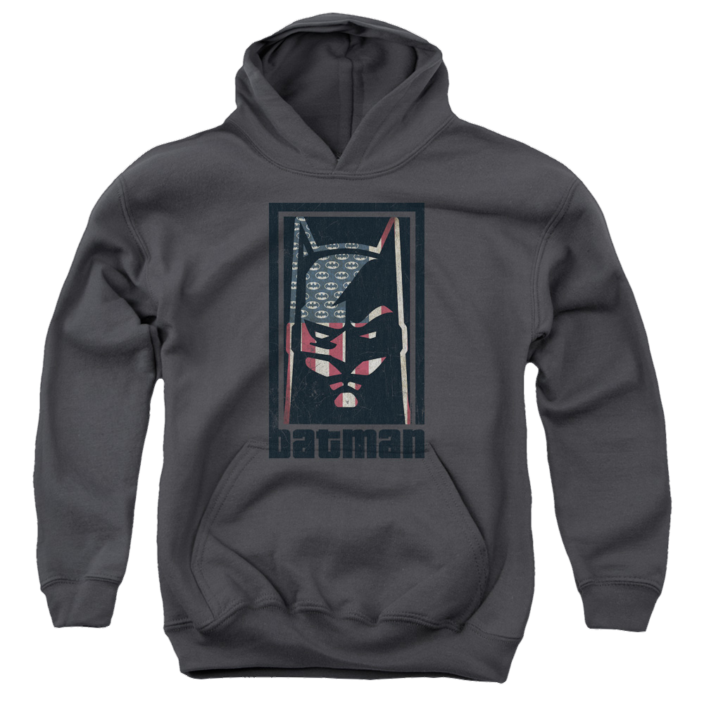 DC Batman American Batman - Youth Hoodie Youth Hoodie (Ages 8-12) Batman