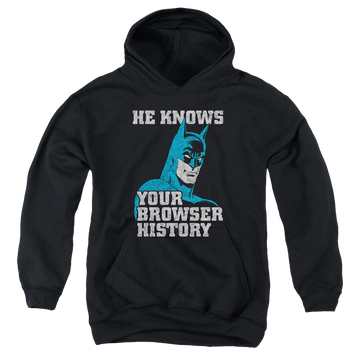 DC Batman Batman Knows - Youth Hoodie Youth Hoodie (Ages 8-12) Batman