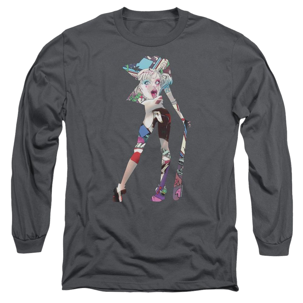 Batman Scene Inside - Men's Long Sleeve T-Shirt Men's Long Sleeve T-Shirt Harley Quinn