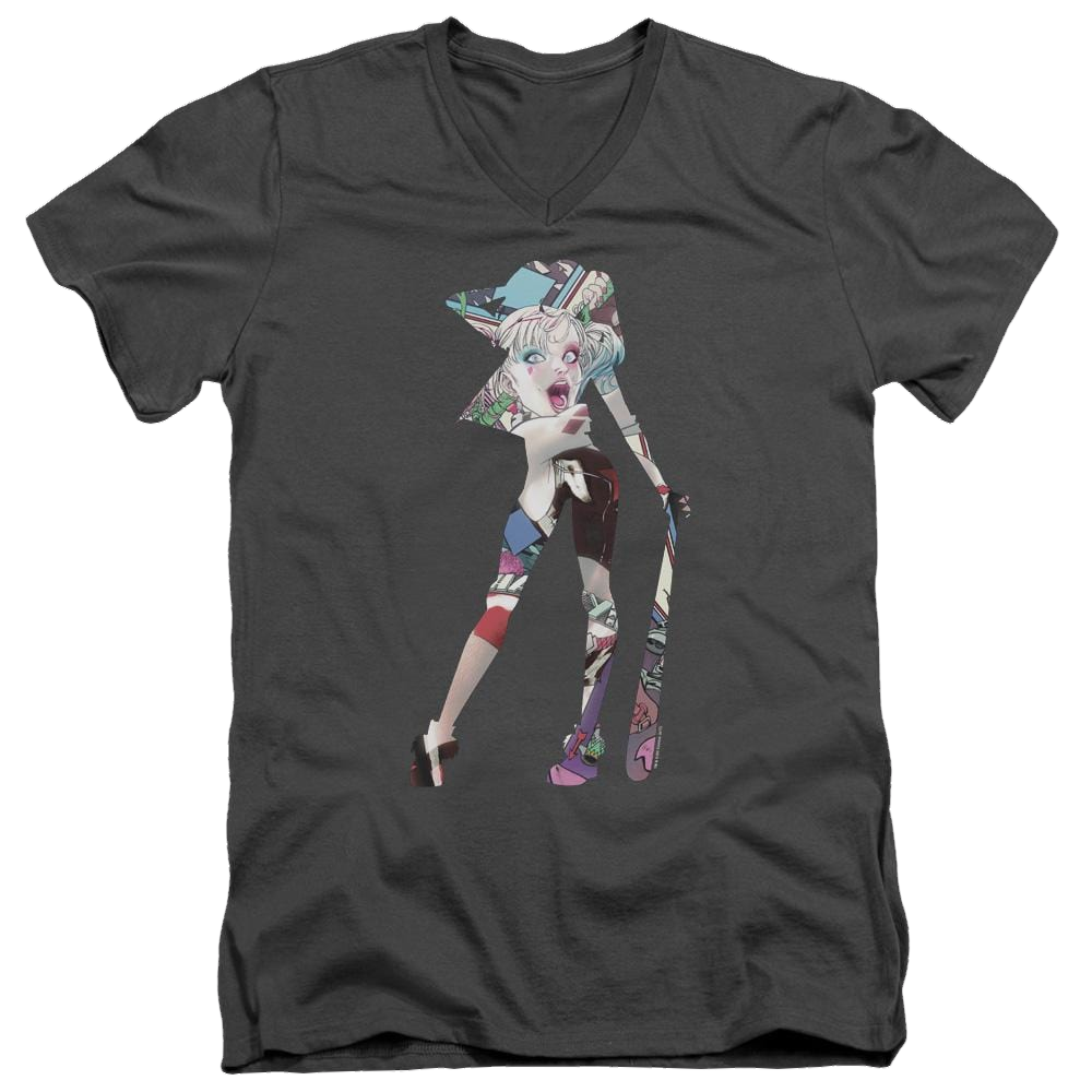 Harley Quinn Scene Inside - Men's V-Neck T-Shirt Men's V-Neck T-Shirt Harley Quinn