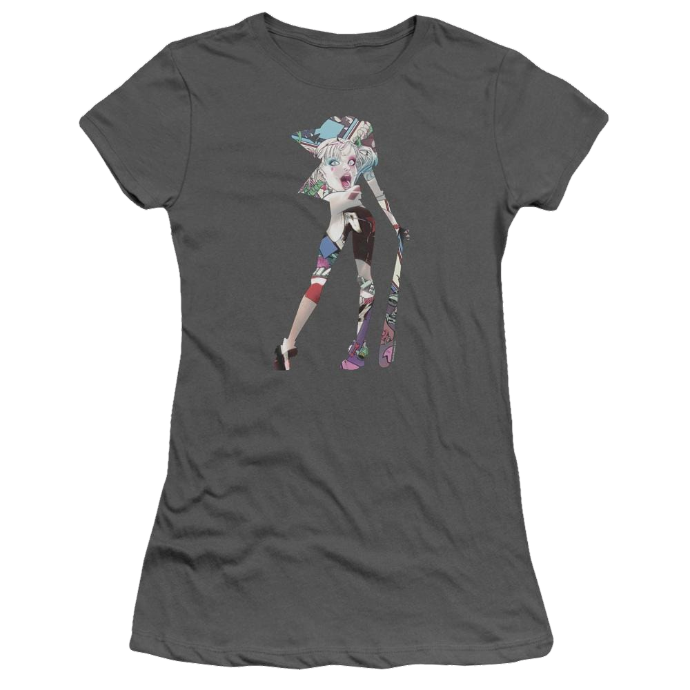Batman Scene Inside - Juniors T-Shirt Juniors T-Shirt Harley Quinn