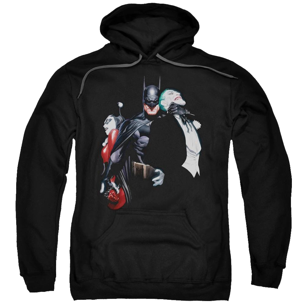 Batman Joker Harley Choke - Pullover Hoodie Pullover Hoodie Harley Quinn