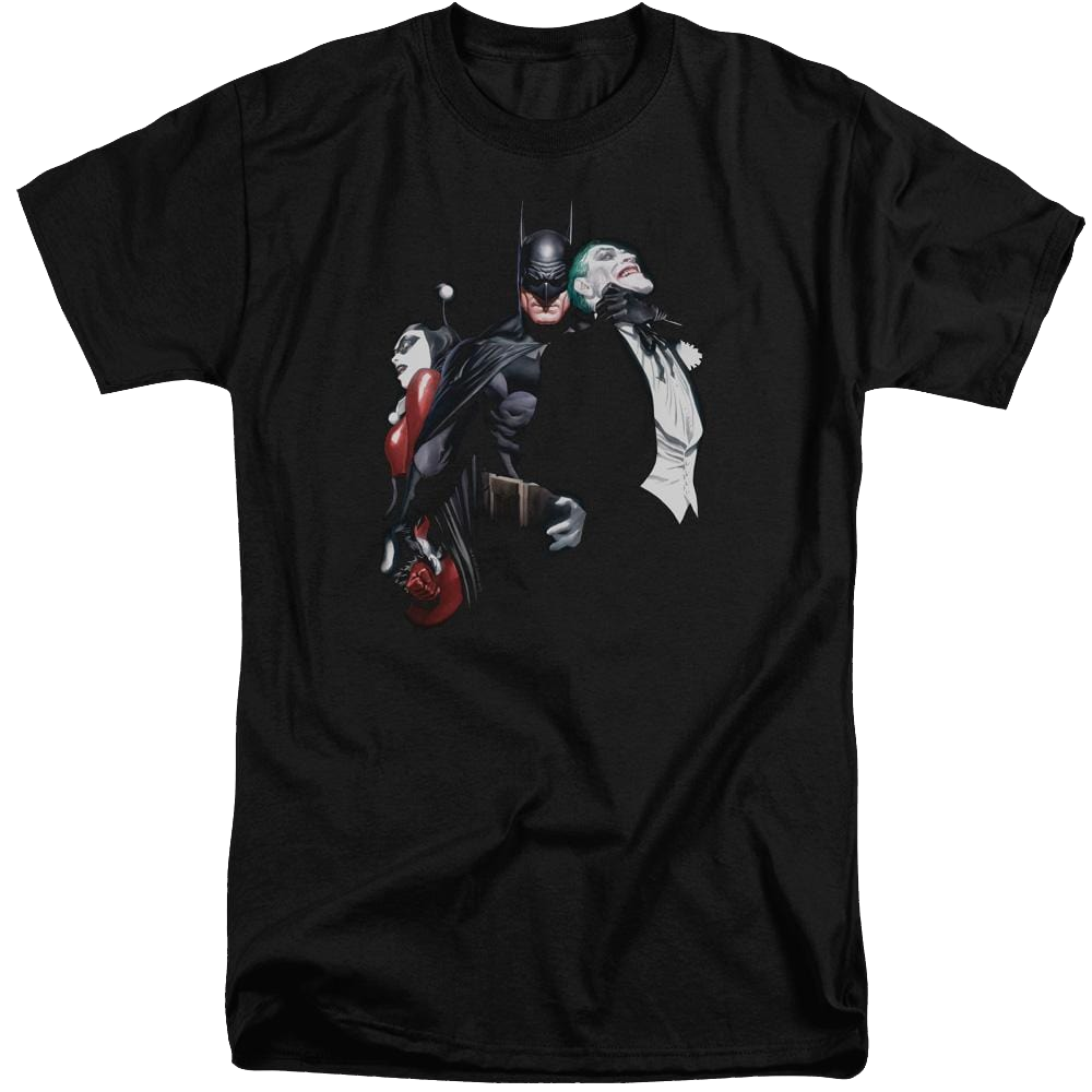 Batman Joker Harley Choke - Men's Tall Fit T-Shirt Men's Tall Fit T-Shirt Harley Quinn