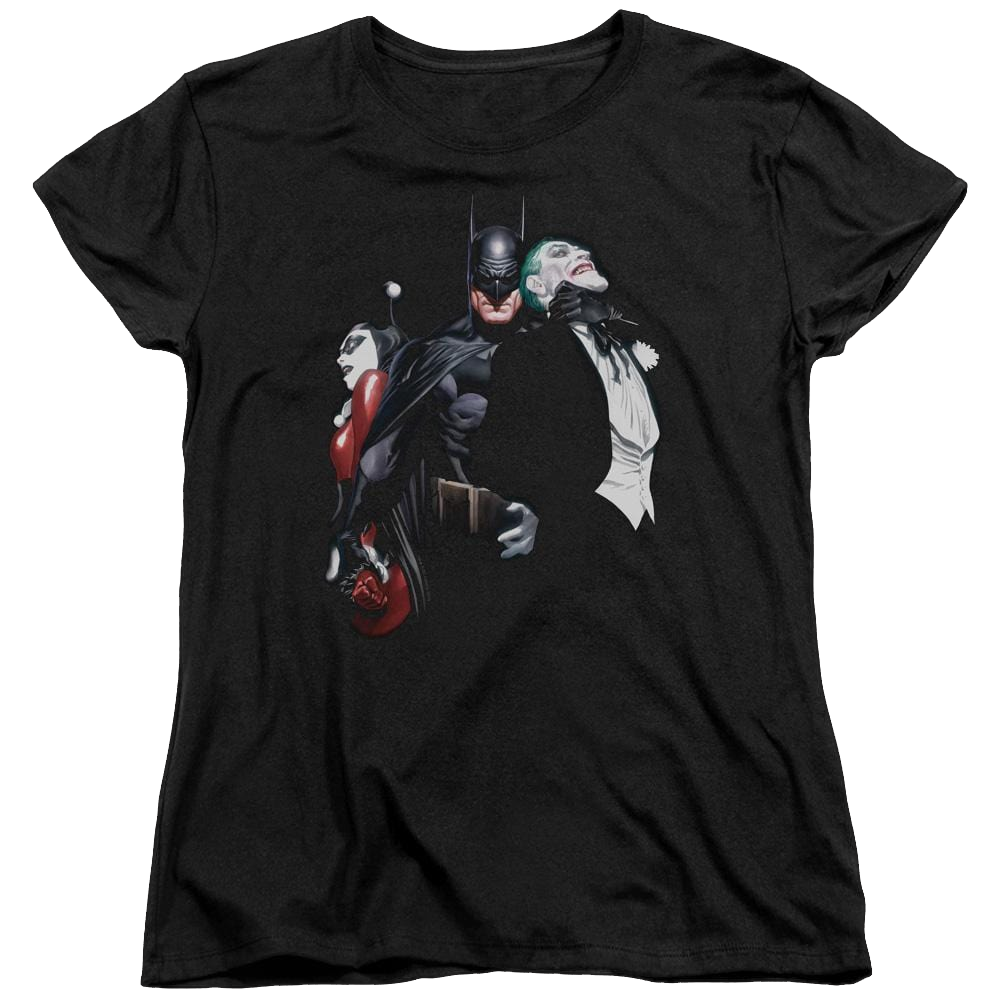 Batman Joker Harley Choke - Women's T-Shirt Women's T-Shirt Harley Quinn