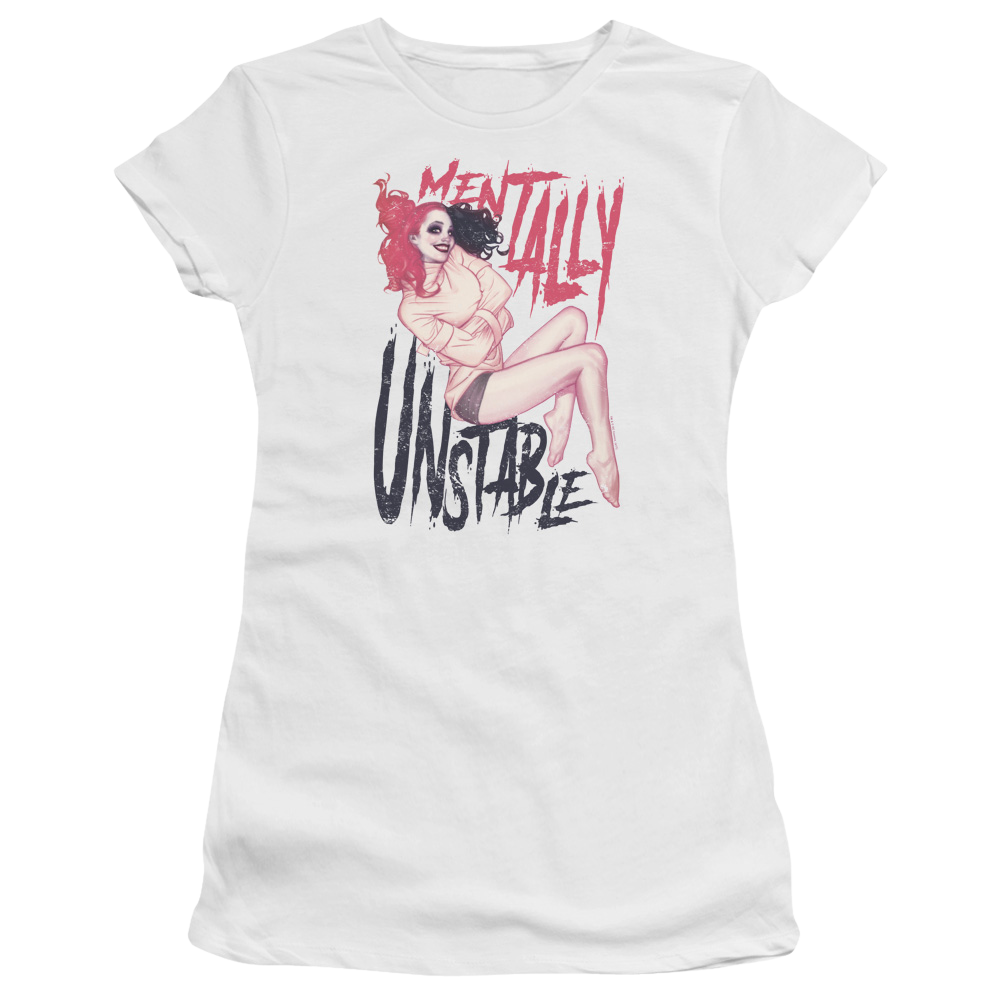 Batman Unstable - Juniors T-Shirt Juniors T-Shirt Harley Quinn
