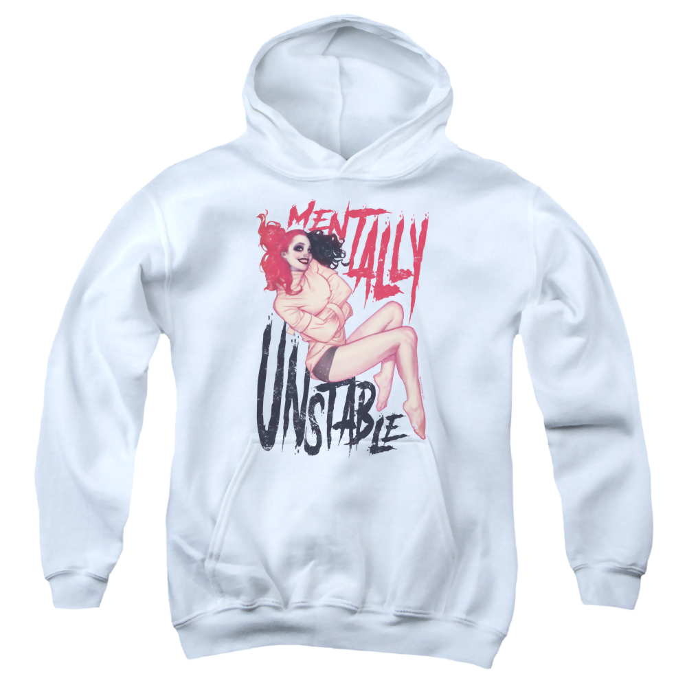 Harley Quinn Unstable - Youth Hoodie Youth Hoodie (Ages 8-12) Harley Quinn
