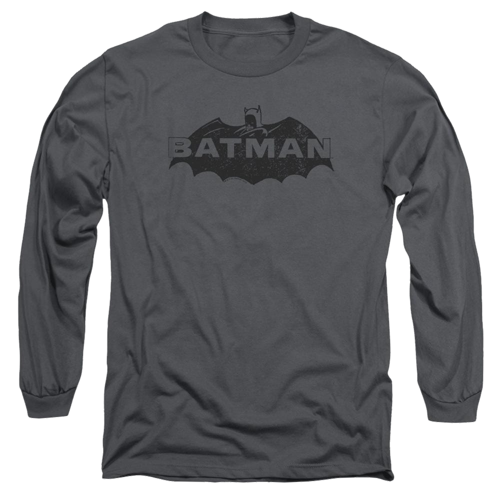 Batman Newsprint Logo - Men's Long Sleeve T-Shirt Men's Long Sleeve T-Shirt Batman
