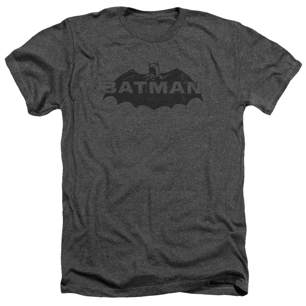 Batman Newsprint Logo - Men's Heather T-Shirt Men's Heather T-Shirt Batman