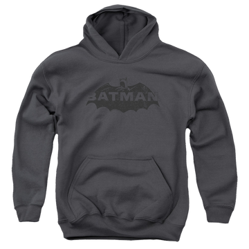 DC Batman Newsprint Logo - Youth Hoodie Youth Hoodie (Ages 8-12) Batman