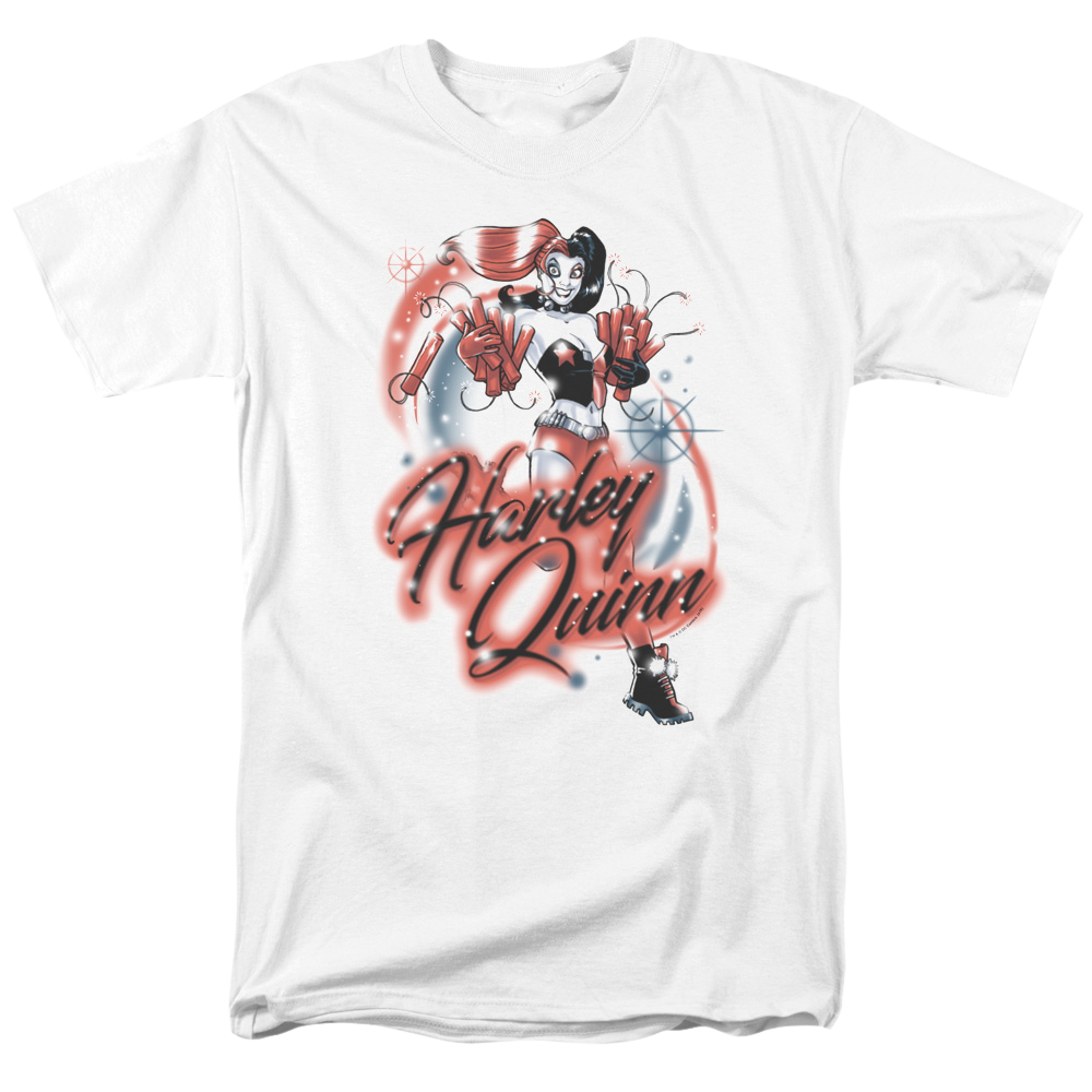 Batman Harley Airbrush - Men's Regular Fit T-Shirt Men's Regular Fit T-Shirt Harley Quinn