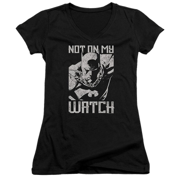 Batman Watch - Juniors V-Neck T-Shirt Juniors V-Neck T-Shirt Batman