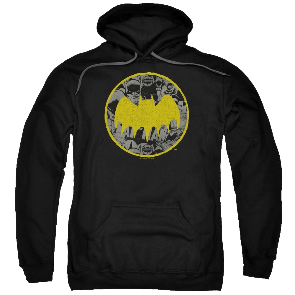 Batman Vintage Symbol Collage - Pullover Hoodie Pullover Hoodie Batman