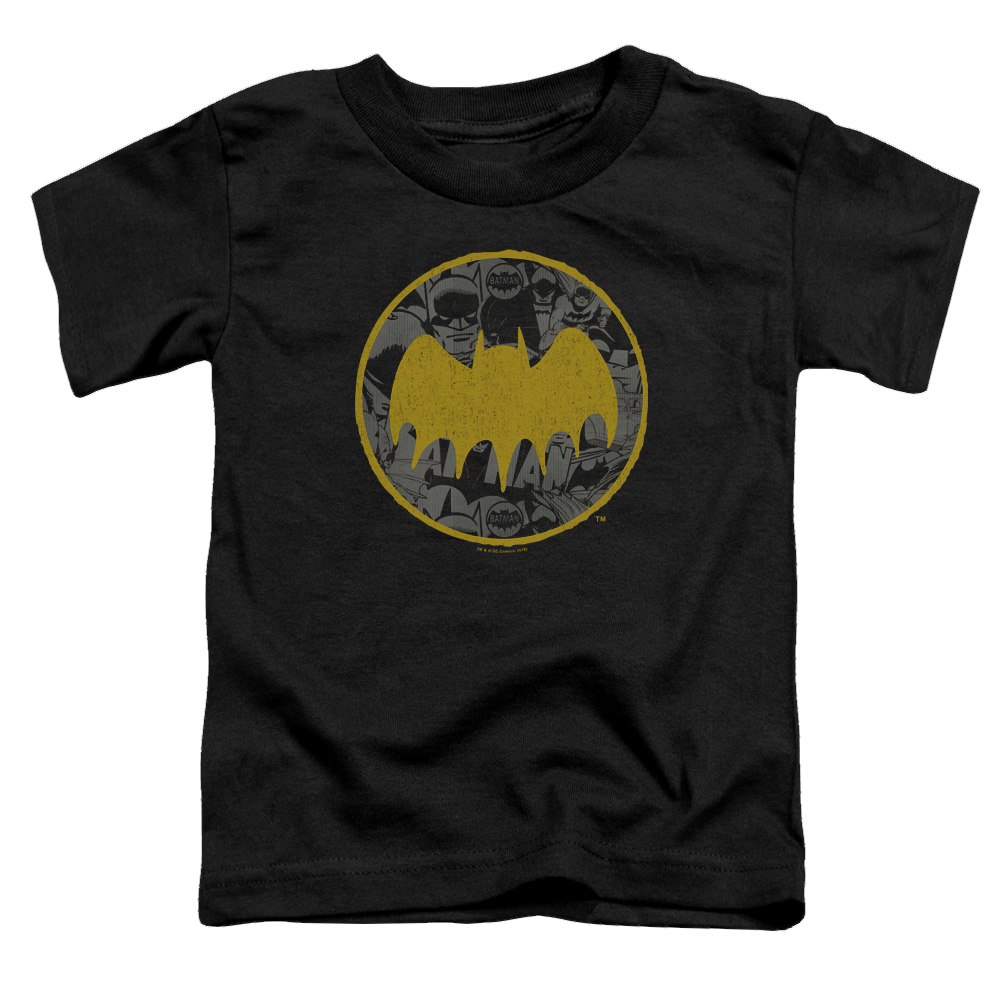 DC Batman Vintage Symbol Collage - Toddler T-Shirt Toddler T-Shirt Batman